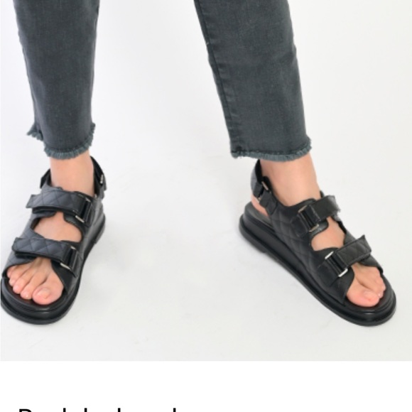 Chunky Leather Sandals - Picture 2 of 13